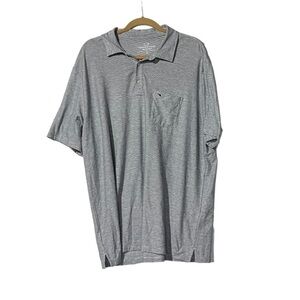 Vineyard Vines Edgartown Polo Blue and White Striped Size XL Preppy Coastal